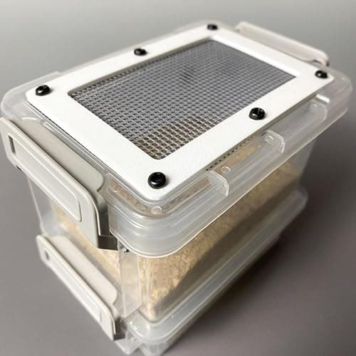 Generic Roach Feeding Box Hatching Container Reusable Ventilation Comfortable Critter Keeper Breeding Box for Cockroaches Crickets, Style C