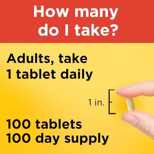 Nature Made Extra Strength Vitamin C 1000 mg Tablets, Adult Vitamin C Tablets for Immune Support, 100 Count, 100 Day Supply — view 4
