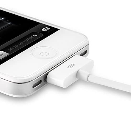 Aibocn MFi Certified 30 Pin Sync and Charge Dock Cable for iPhone 4 4S / iPad 1 2 3 / iPod Nano/iPod Touch - White — view 5