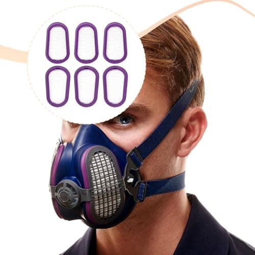 Esquirla 6Pcs P100 Respirator Replacement Purple Direct Replace Sturdy Supplies Half Respirator for Spr456 M/L
