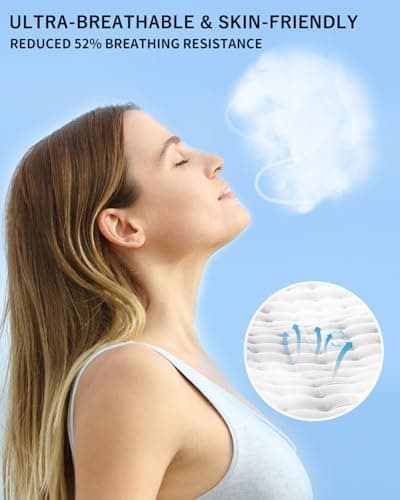 KOZUVEE KN95 Face Masks 50 Pack for Adults, Individually Wrapped, Comfortable and Breathable Disposable KN95 Mask with Elastic Ear Loop — view 2