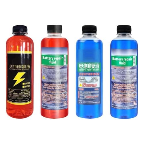 500ML Battery Restore for Lead Acid Batteries, Battery Restore Liquid Solution Batter-y Acid Solution for Batter-y Renewal Lead Liquid Terminal Aci-d Cleaner Resto-re (Style C)