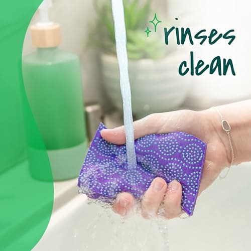 Scotch-Brite Odor Resist Non-Scratch Scrub Sponge, Dishwasher-Safe Kitchen Sponges that Resist Bacterial Odors, Multipurpose Dish Sponge for Gentle Cleaning, 6 Dish Sponges — view 5