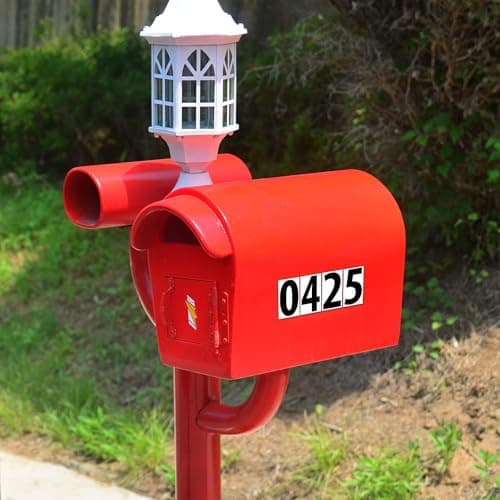 1200 Pcs Number Labes, 1" x 0.5" Waterproof Mailbox Number Stickers, Consecutive Numbers 0-9, Self-Adhesive and Residue-Free, Ideal for Mailboxes, Storage Boxes, Organizers, Cabinets and More — view 5