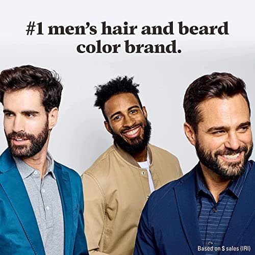 Just For Men Mustache & Beard Multiple Uses Beard Coloring for Gray Hair with Brush, With Keratin Biotin Aloe and Coconut Oil for Healthy Facial Hair - Jet Black, M-60, Pack of 1 — view 4