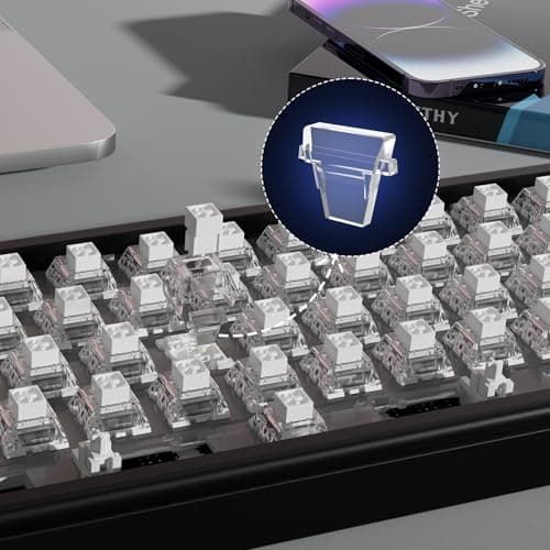 Kailh Box White Pro Switches for mx Mechanical Keyboard,3-Pin Thick Clicky/Firm Response/Gaming/RGB/Crisp Sound Switches(Box White Pro 10pcs) — view 4
