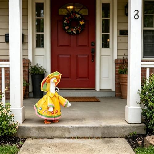 Porch Goose Outfits, Porch Goose Spring Outfits, Outfit for 23" Garden Decor Goose and Duck Costume for Outdoor Statues
