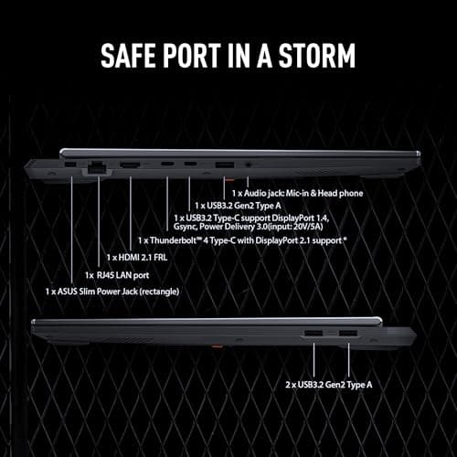 ASUS TUF Gaming F16 (2025) Gaming Laptop, 16” FHD+ 165Hz 16:10 Display, Intel® Core™ i5 Processor 13450HX, NVIDIA® GeForce RTX™ 5050, 16GB DDR5, 512GB PCIe Gen4 SSD, Wi-Fi 6E, Win 11 Home