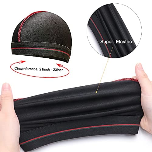 4PCS Silky Durags for Men Women 360 Waves with 1 Wave Cap, Silky Satin Durag Extra Long Tails — view 5