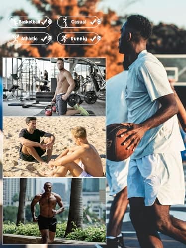 NORTHYARD Men's Athletic Running Shorts Gym Workout 7"/9"/5" Quick Dry Lightweight Sports Basketball Tennis 3 Zipper Pockets Black L — view 5
