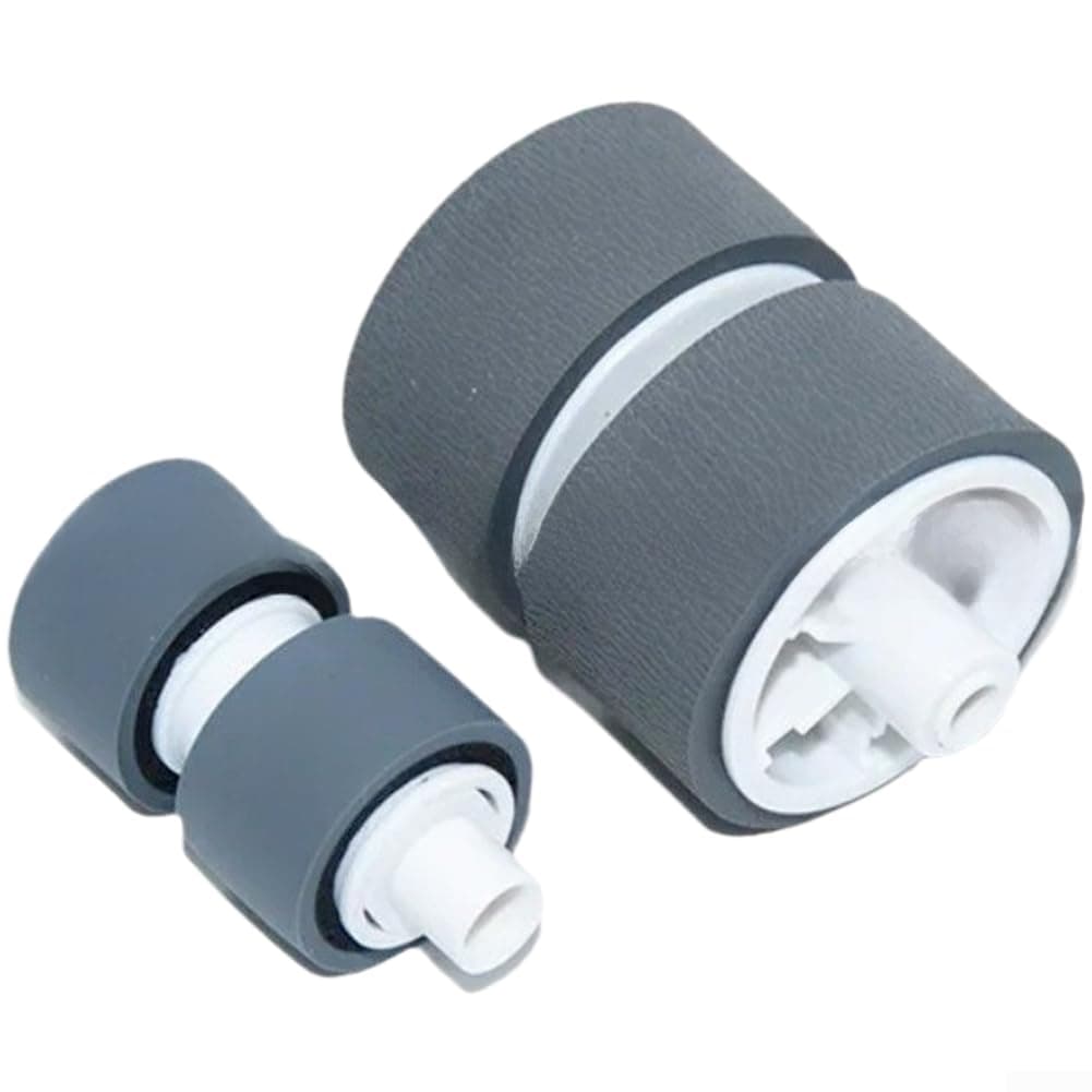 HEBEOT Kit de rodillo de recogida y separación para escáneres Canon DR-C125 DR-C225 DR-C255 DR-C225II DR-C225W, rueda de rodillo de alimentación de papel de repuesto, material de PVC para documentos