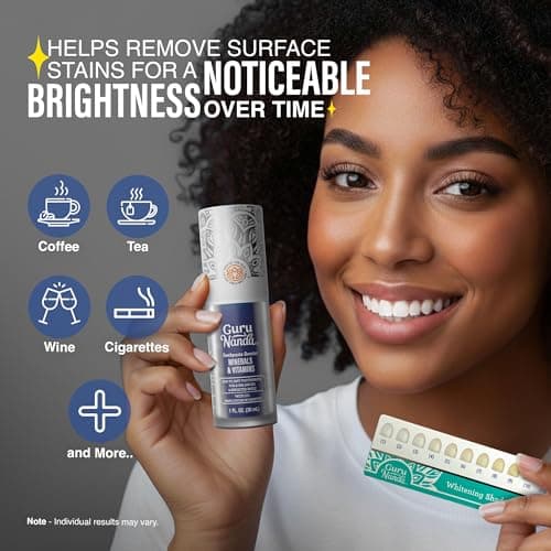 GuruNanda Toothpaste Booster with 15% Nano Hydroxyapatite – Add to Toothpaste for Whitening & Fresh Breath, Fluoride-Free Formula with Vitamins & Minerals, Up to 60 Uses — view 5