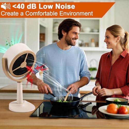 Mity rain Portable Range Hood for Cooking, Rechargeable Kitchen Exhaust Fan — view 3