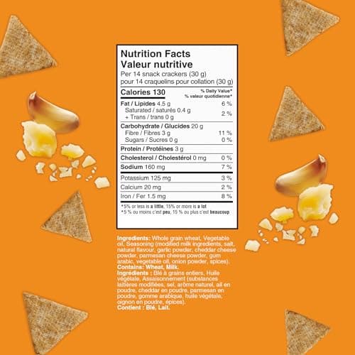 Triscuit Parmesan Garlic Thin Crisps Crackers, 200 g