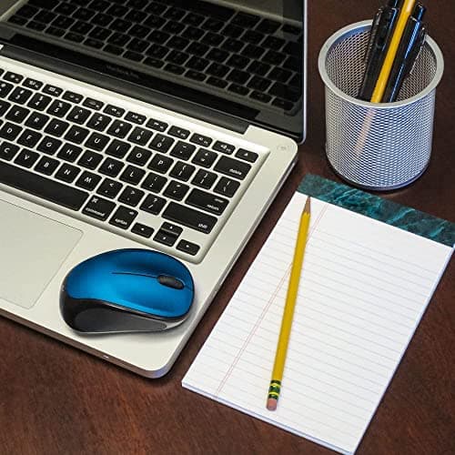Logitech M317 Wireless Mouse, 2.4 GHz with USB Receiver, 1000 DPI Optical Tracking, 12 Month Battery, Compatible with PC, Mac, Laptop, Chromebook - Blue — view 2