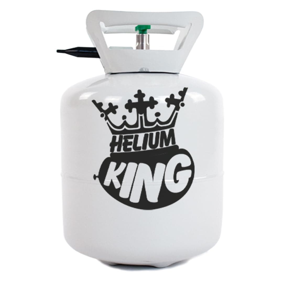 Disposable Helium Gas Canister - Fills 50 x 9 Inch Latex Balloons or 18 Foil Balloons - Helium Balloon Gas UK Filled Helium Cylinder for Parties