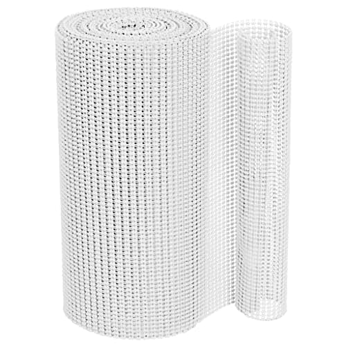 Smart Design Classic Grip Shelf Liner – 12in x 20ft – Non-Adhesive Drawer Liner with Strong Grip Helps Protect and Personalize Your Home Organization and Storage – White