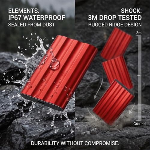 64GB Portable Memory Expander, Mobile Phone Intelligent Backup Disk, Universal Android Phone Computer Dual Use Mobile Extender, Fast Transmission Storage Upgrade,(Red) — view 2
