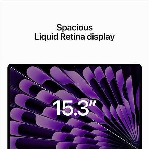 2023 Apple MacBook Air with Apple M2 Chip with 8-Core CPU/10-Core GPU (15-inch, 8GB RAM, 256GB SSD Storage) (QWERTY English) Space Gray (Renewed) — view 2
