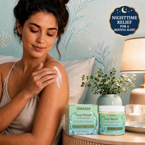 Umizze Total Relief Advanced Magnesium Cream-Joint Relief Cream with Magnesium,MSM & Arnica – Fast Absorbing,Non-Greasy Topical for Everyday Joint & Muscle Comfort，4Fl Oz — view 4