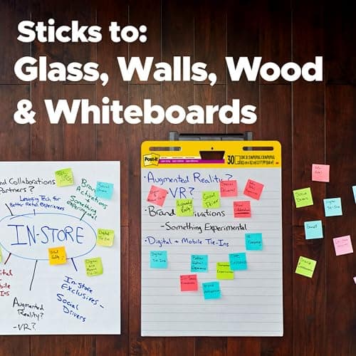 Post-it Super Sticky Easel Pad, 25 x 30 in, White Lined, 4 Pack — view 5