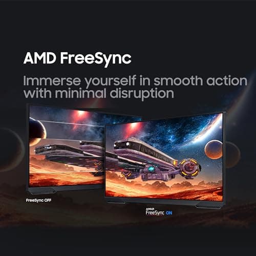 Samsung 27" Odyssey G5 (G51F) Gaming Monitor - QHD (1440P), 180Hz, 1ms, AMD FreeSync, HDR10, Height Adjustable Stand, Black Equalizer, Virtual Aim Point, Auto Source Switch+, LS27FG512ENXZA — view 3