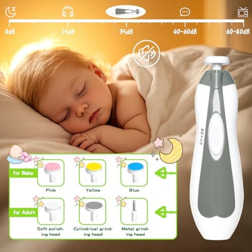 Baby Grooming Kit - 19 in 1 Nursery Essentials Baby Registry Shower Gift for Newborns, Infants, Toddlers, Boys, Girls Kids-Safety Baby Comb, Brush, Finger Toothbrush, Nail Clippers, Scissors(Grey White)