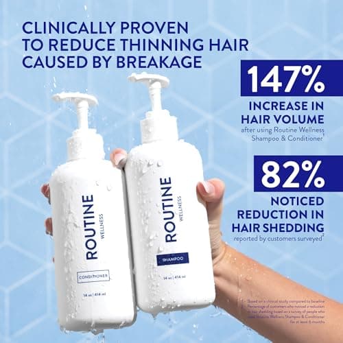 Routine Wellness Anti-Thinning Shampoo & Conditioner - Coconut & Vanilla