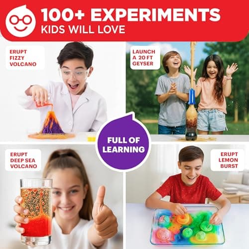 Doctor Jupiter Super Science Kit for Kids Age 8-12 | STEM Toys for Ages 8-9-10-11-12-13-14 with 100+ Experiments | Birthday Gift Ideas for Boys & Girls 8+ Years Old | Crystal Growing Chemistry Set — view 2