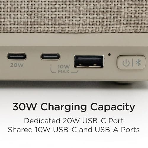 iHome PowerPlant Charging Station, Faux Succulent with USB Charging Station (Power Plant Speaker) — view 3