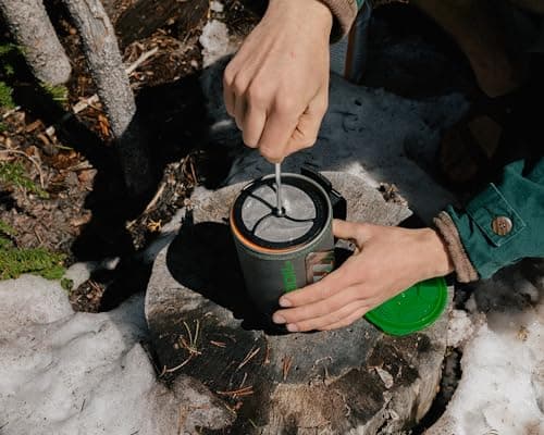 Jetboil Silicone French Press Coffee Maker Camping Stoves, Regular — view 4