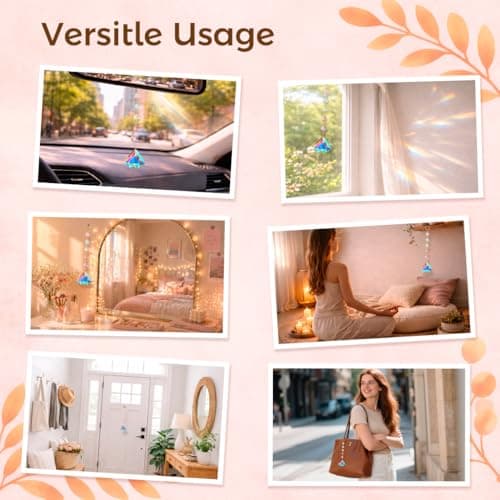Geili Prism suncatcher for Your car,Rearview Mirror Charm for Women Baroque — view 5