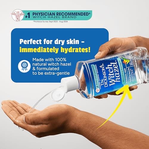 T.N. Dickinson's Witch Hazel Alcohol Free Moisturizing Astringent | 100% Natural Witch Hazel | Calms, Nourishes, Hydrates Skin | for Face & Body | 16 Fl Oz — view 3