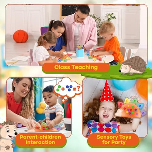 Color Sorting Sensory Toys for Kids Roadtrip Travel Essenstial for Toddler — view 3