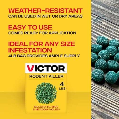 Victor Rodent Killer, 4 lb Fish-Flavored Bait Balls, Mouse Poisoning Bait — view 2