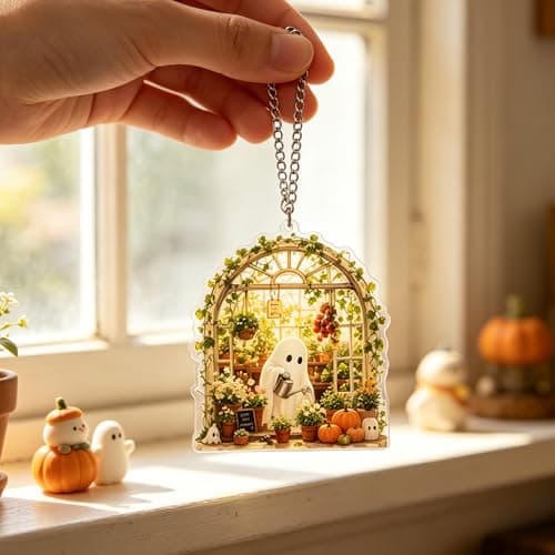 Halloween Window Decorations Cute Halloween Decor Suncatcher Boo Baskets — view 3