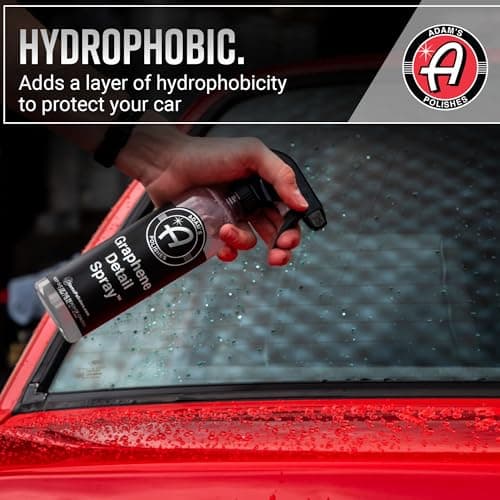 Adam's Polishes Graphene Detail Spray (2 Pack) - Extend Protection of Waxes, Sealants, & Coatings | Waterless Detailer Spray For Car Detailing | Clay Bar, Drying Aid, Add Ceramic Graphene Protection — view 4