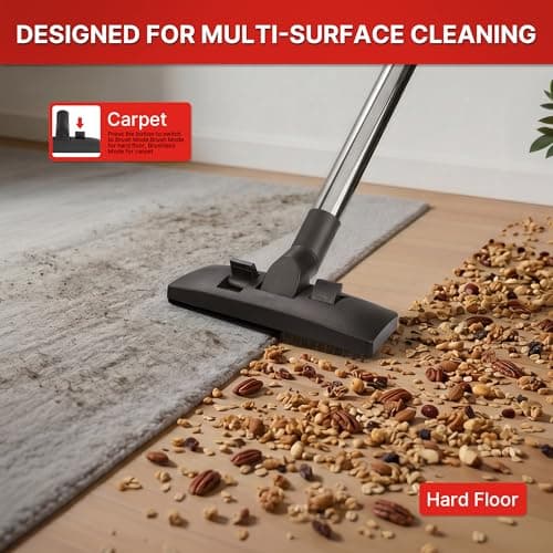Shop-Vac 5430299 Backpack Vacuum Commercial, 1.5 Gallon 4.5 PHP Ergonomic Canister Vacuum Cleaner with HEPA Filtration, 1.5-Inch Attachments, Corded, for Multi-Surface Cleaning, Carpet and Hard Floor — view 4
