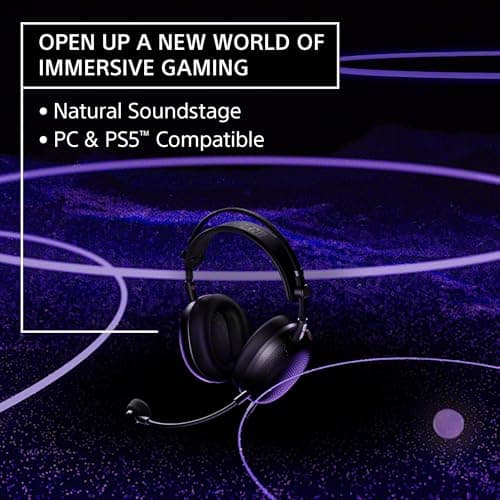 Sony INZONE H6 Air Open-Back Wired Gaming Headset for PC, PS5 & Mobile – Ultra‑Lightweight Over‑Ear Headphones, Detachable High-Fidelity Mic, 360 Spatial Sound, USB‑C Audio Box
