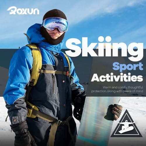 ROXUN Balaclava Ski Mask, 5 Pack Neck Gaiter Motorcycle Summer Cooling — view 2