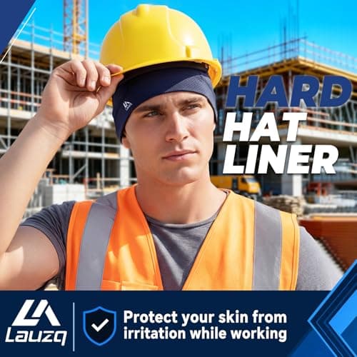 Lauzq 3Pack Cooling Breathable Mesh Skull Cap Helmet Liner, Sweat & Quick Dry Cycling Motorcycle Hard Hat Liner for Men Women — view 2