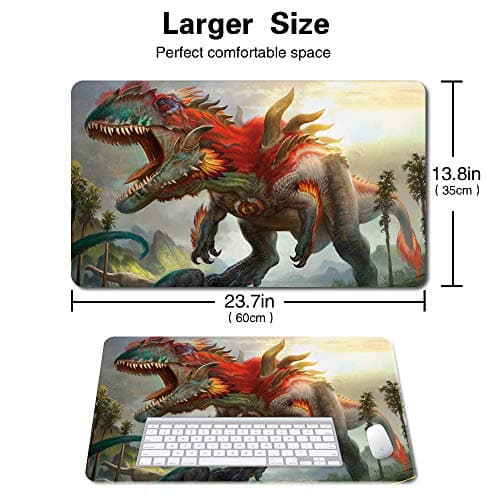 LIUYANZE Board Game MTG Playmat Games Size 60X35 cm CCG Compatible for MTG CCG RPG Trading Card Game (Gishath, Sun's Avatar)