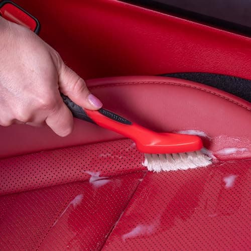Mothers Car Detailing Brush for Stain and Hair Removal on Vinyl and Leather Seats - 2 Pack — view 3