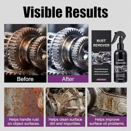 Iron Remover Spray Iron Out Fallout & Rust Remover for Car Detailing Safely Dissolves Iron Particles on Auto Paint, Wheels, Motorcycle, RV & Boat, Ideal Before Clay Bar, Wax & Car Wash