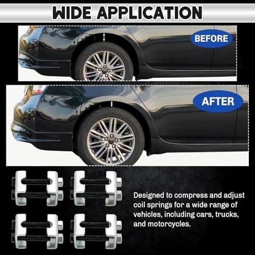 weyleity Coil Spring Spacers 4PCS 2-Way Adjustable Lift Or Lower Spring Spacer — view 5