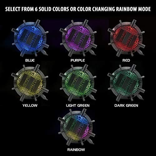 Enhance Pro Gaming Mouse Bungee Cable Holder 4 Port USB Hub with 7 LED Color Modes, Cable Management Support, Improved Accuracy and Weighted Design for Competitive Esports Games, Gaming Accessories — view 2