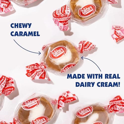 Goetze's Candy Classic Vanilla Caramel Creams, 5 lb Bulk Bag — view 2