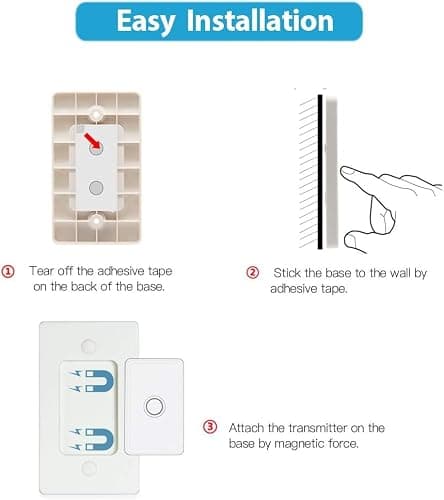 LoraTap Remote Control Outlet: Wireless Wall Switch — 656ft Range — on Off Outlet Switch for Lights & Small Appliances — Pre-Programmed & No Wiring — view 4