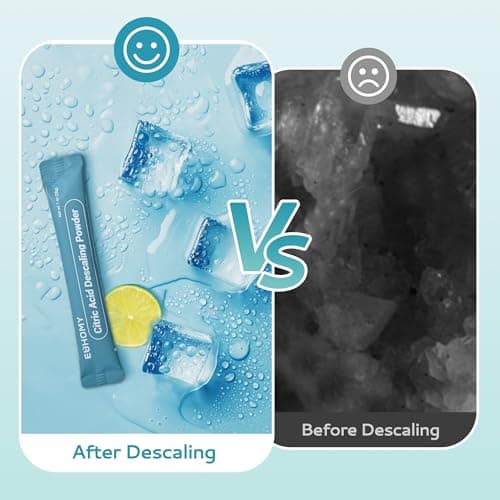 EUHOMY Ice Maker Cleaner & Descaler | 12 Use & Individually Packed | Ice Machine Cleaner with Organic Citric Acid Descaling Powder, Ideal for All Brands — view 4