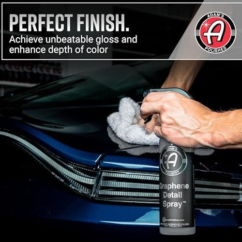 Adam's Polishes Graphene Detail Spray (2 Pack) - Extend Protection of Waxes, Sealants, & Coatings | Waterless Detailer Spray For Car Detailing | Clay Bar, Drying Aid, Add Ceramic Graphene Protection — view 2
